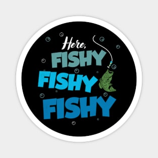 Here Fishy Fishy Love Summer Magnet